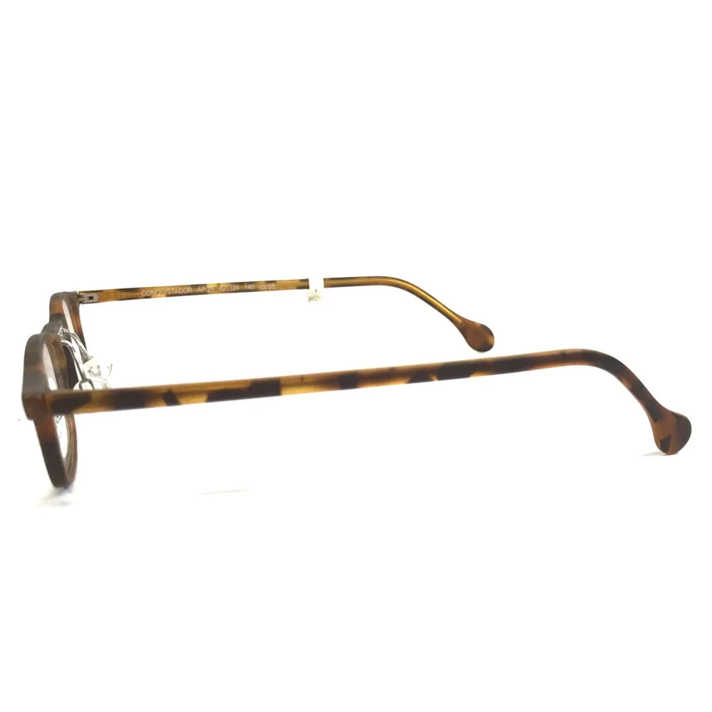 Conquistador Eyeglasses Frames AP25 Col 05 Tortoise Rectangle Full Rim 42-24-140